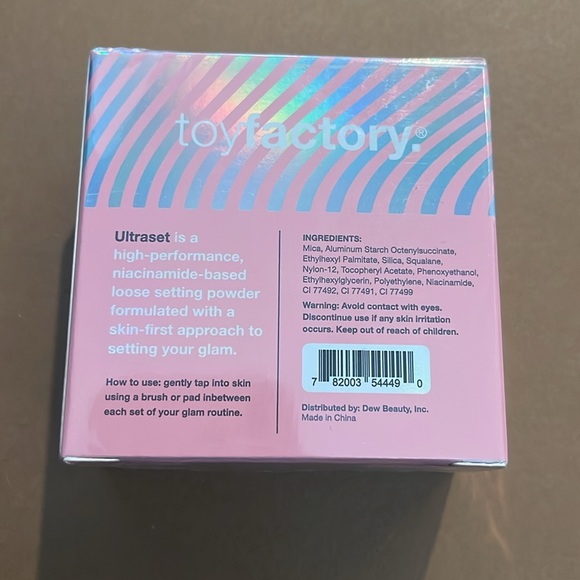 Toy Factory Ultra Set Mineral Niacinamide Setting Powder Full Size Tan - NEW* - Picture 6 of 6